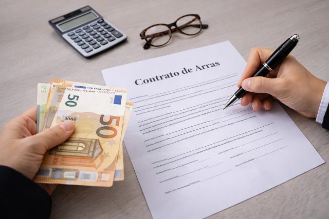Firma contrato arras